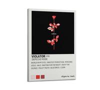 Szzmyo Depeche Mode Posters Violator Album Poster Decorative Painting Modern Aesthetic Canvas Poster Bedroom Art Living Room Decoration Poster 20x30inch(50x75cm) Frame-Style