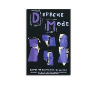 Szzmyo Depeche Mode Songs of Faith and Devotion Poster Decorative Painting Modern Aesthetic Canvas Poster Bedroom Art Living Room Decoration Poster 20x30inch(50x75cm) Unframe-Style