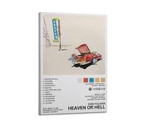 Szzmyo Don Toliver Poster Heaven Or Hell Album Poster Decorative Painting Modern Aesthetic Canvas Poster Bedroom Art Living Room Decoration Poster 08x12inch(20x30cm) Frame-Style