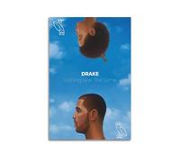 Szzmyo Drake Nothing was The Same Poster Decorative Painting Modern Aesthetic Canvas Poster Bedroom Art Living Room Decoration Poster 12x18inch(30x45cm) Unframe-Style