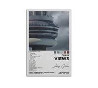 Szzmyo Drake Poster Views Album Poster Decorative Painting Modern Aesthetic Canvas Poster Bedroom Art Living Room Decoration Poster 08x12inch(20x30cm) Unframe-Style