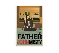 Szzmyo Father John Misty Poster Decorative Painting Modern Aesthetic Canvas Poster Bedroom Art Living Room Decoration Poster 24x36inch(60x90cm) Unframe-Style