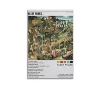 Szzmyo Fleet Foxes Album Poster Decorative Painting Modern Aesthetic Canvas Poster Bedroom Art Living Room Decoration Poster 12x18inch(30x45cm) Unframe-Style