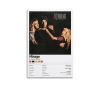 Szzmyo Fleetwood Mac Poster Mirage Album Poster Decorative Painting Modern Aesthetic Canvas Poster Bedroom Art Living Room Decoration Poster 08x12inch(20x30cm) Unframe-Style