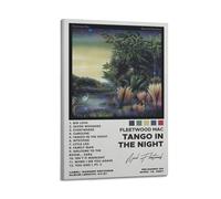 Szzmyo Fleetwood Mac Poster Tango in The Night Album Poster Decorative Painting Modern Aesthetic Canvas Poster Bedroom Art Living Room Decoration Poster 16x24inch(40x60cm) Frame-Style