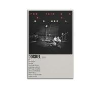Szzmyo Fontaines D.C. Poster - Dogrel Album Art - Neutral, Contemporary Style - Unframed, Glossy Finish - 12x18inch (30x45cm) - Bedroom, Living Room, Bathroom, Classroom, Hallway, Office