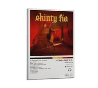 Szzmyo Fontaines D.C. Skinty Fia Album Art - Modern Aesthetic Decorative Canvas Bedroom Living Room Decoration 8x12in (20x30cm) Frame-Style