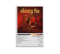 Szzmyo Fontaines D.C. Skinty Fia Album Poster - Decorative Canvas Wall Art for Bedroom and Living Room - Modern Aesthetic Painting 12x18inch(30x45cm) Unframed