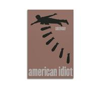 Szzmyo Green Day American Idiot Poster Decorative Painting Modern Aesthetic Canvas Poster Bedroom Art Living Room Decoration Poster 12x18inch(30x45cm) Unframe-Style