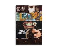 Szzmyo Hozier Album Poster Decorative Painting Modern Aesthetic Canvas Poster Bedroom Art Living Room Decoration Poster 08x12inch(20x30cm) Unframe-Style