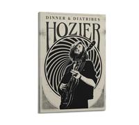 Szzmyo Hozier Poster Decorative Painting Modern Aesthetic Canvas Poster Bedroom Art Living Room Decoration Poster 08x12inch(20x30cm) Frame-Style