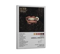 Szzmyo Hozier Poster Unreal Unearth Album Poster Decorative Painting Modern Aesthetic Canvas Poster Bedroom Art Living Room Decoration Poster 08x12inch(20x30cm) Frame-Style