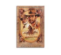 Szzmyo Indiana Jones and The Last Crusade Poster Decorative Painting Modern Aesthetic Canvas Poster Bedroom Art Living Room Decoration Poster 08x12inch(20x30cm) Unframe-Style