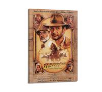Szzmyo Indiana Jones and The Last Crusade Poster Decorative Painting Modern Aesthetic Canvas Poster Bedroom Art Living Room Decoration Poster 12x18inch(30x45cm) Frame-Style