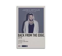 Szzmyo James Arthur Poster Back from The Edge Album Cover Modern Aesthetic Canvas Poster 12x18inch (30x45cm) Unframe-Style Bedroom Living Room Bathroom Classroom Office Decoration