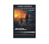 Szzmyo James Arthur Poster It'll All Make Sense in The End Album Poster Decorative Painting Modern Aesthetic Canvas Poster Bedroom Art Living Room Decoration Poster 16x24inch(40x60cm) Unframe-Style