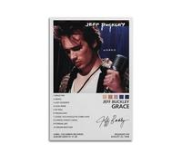Szzmyo Jeff Buckley Posters Grace Album Poster Decorative Painting Modern Aesthetic Canvas Poster Bedroom Art Living Room Decoration Poster 12x18inch(30x45cm) Unframe-Style