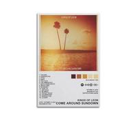 Szzmyo Kings of Leon Poster Come Around Sundown Album Poster Decorative Painting Modern Aesthetic Canvas Poster Bedroom Art Living Room Decoration Poster 08x12inch(20x30cm) Unframe-Style