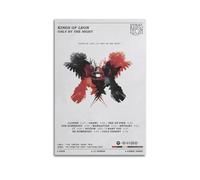 Szzmyo Kings of Leon Poster Only by The Night Album Poster Decorative Painting Modern Aesthetic Canvas Poster Bedroom Art Living Room Decoration Poster 08x12inch(20x30cm) Unframe-Style