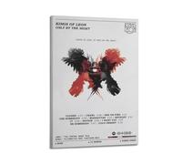 Szzmyo Kings of Leon Poster Only by The Night Album Poster Decorative Painting Modern Aesthetic Canvas Poster Bedroom Art Living Room Decoration Poster 08x12inch(20x30cm) Frame-Style