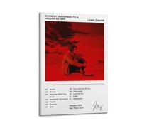 Szzmyo Lewis Capaldi Poster Divinely Uninspired To Ahellish Extent Album Poster Decorative Painting Modern Aesthetic Canvas Poster Bedroom Art Living Room Decoration Poster 12x18inch(30x45cm) Frame-st
