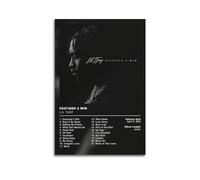 Szzmyo Lil Tjay Poster Destined 2 Win Album Poster Decorative Painting Modern Aesthetic Canvas Poster Bedroom Art Living Room Decoration Poster 12x18inch(30x45cm) Unframe-Style