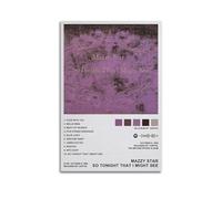 Szzmyo Mazzy Star So Tonight That I Might See Album Poster Decorative Painting Modern Aesthetic Canvas Poster Bedroom Art Living Room Decoration Poster 16x24inch(40x60cm) Unframe-Style
