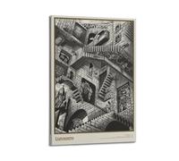 Szzmyo Modern Labyrinth Art Canvas - Bedroom & Living Room Decor - 12x18-inch (30x45-cm) Frame-Style