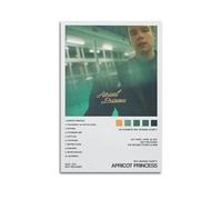 Szzmyo Rex Orange County Poster Apricot Princess Album Poster Decorative Painting Modern Aesthetic Canvas Poster Bedroom Art Living Room Decoration Poster 12x18inch(30x45cm) Unframe-Style