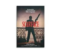Szzmyo Scarface Movie Poster Canvas Art Print 16x24inch (40x60cm) Unframe-Style for Living Room, Bedroom, Bathroom, Classroom, Hallway, Office