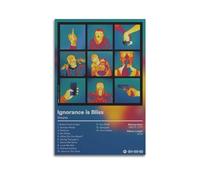 Szzmyo Skepta Ignorance Is Bliss Album Poster - Decorative Canvas Wall Art for Bedroom and Living Room - Modern Aesthetic Painting 08x12inch(20x30cm) Unframed