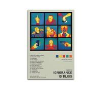 Szzmyo Skepta Ignorance Ls Bliss Album Art Canvas 08x12inch(20x30cm), Unframed, Modern Decorative Wall Art Aesthetic for Bedroom or Living Room