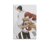 Szzmyo Steins Gate Anime Poster Decorative Painting Modern Aesthetic Canvas Poster Bedroom Art Living Room Decoration Poster 24x36inch(60x90cm) Unframe-Style