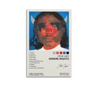 Szzmyo Steve Lacy Poster Gemini Rights Album Poster Decorative Painting Modern Aesthetic Canvas Poster Bedroom Art Living Room Decoration Poster 20x30inch(50x75cm) Unframe-Style