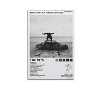 Szzmyo The 1975 Poster Being Funny in A Foreign Language Album Poster Decorative Painting Modern Aesthetic Canvas Poster Bedroom Art Living Room Decoration Poster 20x30inch(50x75cm) Unframe-Style