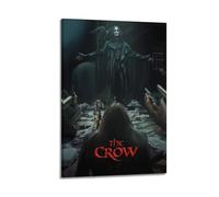 Szzmyo The Crow Movie Poster Decorative Painting Modern Aesthetic Canvas Poster Bedroom Art Living Room Decoration Poster 16x24inch(40x60cm) Frame-Style