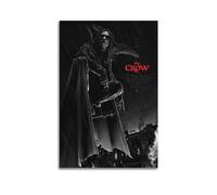 Szzmyo The Crow Movie Poster Decorative Painting Modern Aesthetic Canvas Poster Bedroom Art Living Room Decoration Poster 08x12inch(20x30cm) Unframe-Style