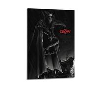 Szzmyo The Crow Movie Poster Decorative Painting Modern Aesthetic Canvas Poster Bedroom Art Living Room Decoration Poster 12x18inch(30x45cm) Frame-Style