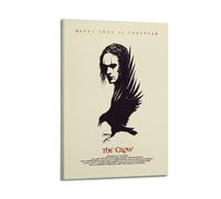 Szzmyo The Crow Movie Poster Decorative Painting Modern Aesthetic Canvas Poster Bedroom Art Living Room Decoration Poster 08x12inch(20x30cm) Frame-Style