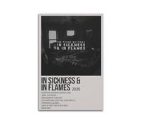 Szzmyo The Front Bottoms Poster in Sickness & in Flames Album Poster Decorative Painting Modern Aesthetic Canvas Poster Bedroom Art Living Room Decoration Poster 08x12inch(20x30cm) Unframe-Style