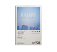 Szzmyo The Killers Hot Fuss Album Canvas Poster - Modern Aesthetic Decorative Painting for Bedroom and Living Room - 08x12inch(20x30cm) Unframed