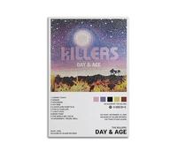 Szzmyo The Killers Poster Day & Age Album Poster Decorative Painting Modern Aesthetic Canvas Poster Bedroom Art Living Room Decoration Poster 12x18inch(30x45cm) Unframe-Style