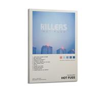 Szzmyo The Killers Poster Hot Fuss Album Modern Aesthetic Canvas Poster 08x12inch(20x30cm) Frame-Style for Bedroom, Living Room, Bathroom, Classroom, Hallway, Office