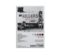 Szzmyo The Killers Poster Sam’s Town Album Poster Decorative Painting Modern Aesthetic Canvas Poster Bedroom Art Living Room Decoration Poster 16x24inch(40x60cm) Unframe-Style