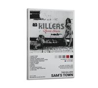 Szzmyo The Killers Poster Sam’s Town Album Poster Decorative Painting Modern Aesthetic Canvas Poster Bedroom Art Living Room Decoration Poster 16x24inch(40x60cm) Frame-Style