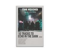 Szzmyo The Kooks Poster 10 Tracks to Echo in The Dark Album Poster Decorative Painting Modern Aesthetic Canvas Poster Bedroom Art Living Room Decoration Poster 12x18inch(30x45cm) Unframe-Style