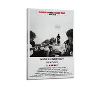 Szzmyo The Kooks Poster Inside in The Inside Out Album Poster Decorative Painting Modern Aesthetic Canvas Poster Bedroom Art Living Room Decoration Poster 08x12inch(20x30cm) Frame-Style