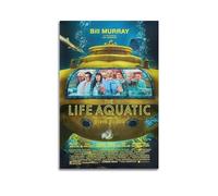 Szzmyo The Life Aquatic with Steve Zissou Poster Decorative Painting Modern Aesthetic Canvas Poster Bedroom Art Living Room Decoration Poster 16x24inch(40x60cm) Unframe-Style