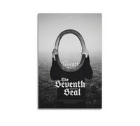 Szzmyo The Seventh Seal Movie Poster Decorative Painting Modern Aesthetic Canvas Poster Bedroom Art Living Room Decoration Poster 24x36inch(60x90cm) Unframe-Style