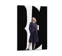 Szzmyo Wednesday TV Series Enid Sinclair Poster Decorative Painting Modern Aesthetic Canvas Poster Bedroom Art Living Room Decoration Poster 08x12inch(20x30cm) Frame-Style